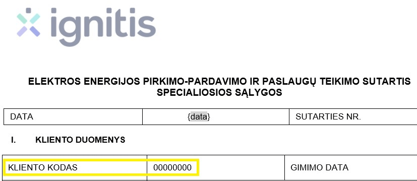 sutarties priedas