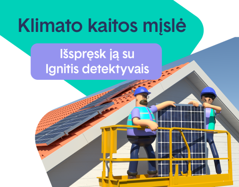 Gyventojų rankose – kovos su klimato kaita įrankiai